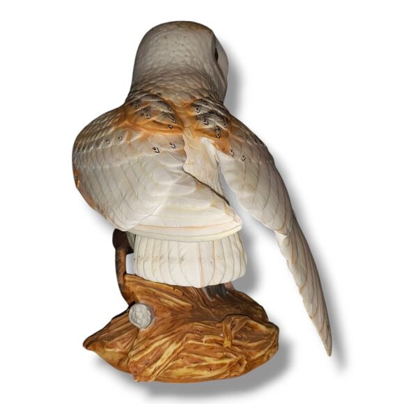 Barn Owl 1987 Porcelain Figurine George McMonigle Franklin Mint - Picture 4 of 10